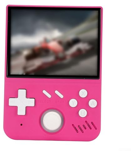 Console di gioco portatile retrò con display da 35 pollici, joystick 3D, memoria espandibile, design compatto ABS, diversi colori, 14 x 11 x 5 cm, gioco retrò (A)