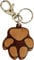 Etabeta Artigiano Toscano Porte clé Patte Chien en cuir véritable coloré à la main Made in Italy (Pcb 1)