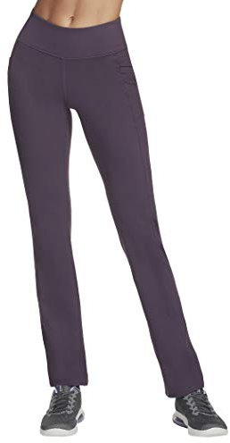 Skechers Women's Go Walk Go Flex 4 Pocket Boot Cut Pants, Purple, L UK