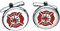Bloody devil Manschettenknöpfe für Hochzeit, Feuerwehrmann, Feuerwehrmann, Feuerwehr, Herren, personalisierbar, Geschenk, Herren-Accessoire, Manschettenknöpfe, Krawattenklammern, Geschenk der Liebe