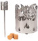 Antorcha de jardín para exterior, diseño de dragón, 3 elementos combustibles, virutas de madera con cera, antorcha sueca, antorcha de pellets, columna de fuego, llama, antorcha de cera, lámpara de