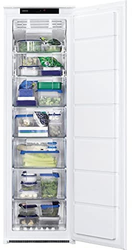 Zanussi ZUNN18FS1 Congelador Vertical Integrable, 177 cm, No Frost, Control Electrónico, Display, Técnica arrastre, Clase F