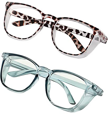 Safety Glasses Goggles Anti-fog Protective Eyewear, Clear Anti-Scratch/ Anti-Blue Ray