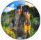 Yingxin34 Burg Eltz Deutschland - Puzzlespiele - Puzzle 1000 Teile für Erwachsene - Spiele für Erwachsene, Jugendliche und Kinder - 67,5 cm Durchmesser