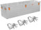 Alubox Werkzeugtruhe ABX-R470 Aluminium Riffelblech Werkzeugkiste Transportkiste 470 Liter PROMO inkl. 3 Edelstahl Schlösser