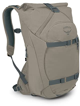 Osprey Uni-Erwachsene Metron 22 Roll-Top-Laptop-Rucksack für Pendler, Hellbrauner Beton, One Size