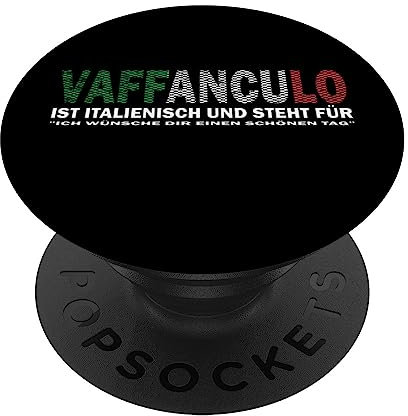 Italiener Vaffanculo Sizilien Tourist Reisen Italy Italien PopSockets mit austauschbarem PopGrip
