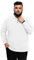 AIYINO Men's Big and Tall Polos Classic Fit Long Sleeve Soft Cotton Polo Shirt (3X-Large White)