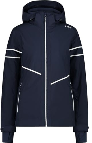 CMP - Woman Jacket Zip Hood, Black Blue, S