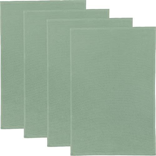 Erwin Müller Reinigungstuch, Putztuch, Multifunktionstuch 4er-Pack jade Größe 50x70 cm - saugstark, zum Putzen oder Staubwischen, robust und langlebig, mit Frottierseite