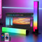 GIACOMO Super Hell LED Lightbar 12V mit Adapter, TV Hintergrundbeleuchtung mit Fernsteuerung, RGB Gaming Lampe,Smart Sync mit Musik und APP Control Steuerung für Gaming,TV (5V=2A,S2)