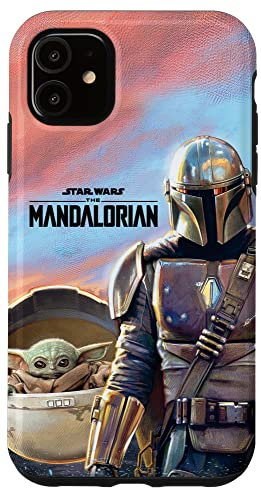 Hülle für iPhone 11 Star Wars Das Kindergemälde „Der Mandalorianer“