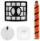 XTDMJ Main Roller Brush Replacement Parts for Shark NZ801UK ZS600 LZ600 500UK HZ930UK, Filter Replacement Kit with Main Roller Brush Replacement Parts & 1 HEPA filter, 1 Set Foam Filter