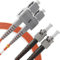 BEYONDTECH Cable de fibra óptica SC a ST OM2 Multimodo Duplex (7 Metros - 1 Unidad) - Latiguillo Doble Fibra Óptica UPC/UPC - 50/125 (LSZH)