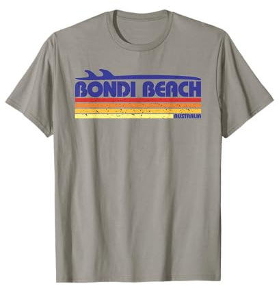 Bondi Beach Australia – Paradis de surf rétro T-Shirt