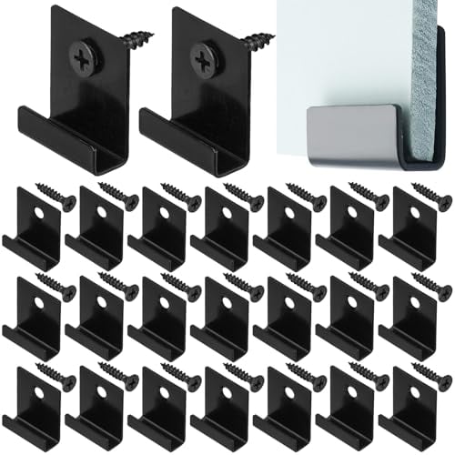 zrfgbxim 35 PZ Clip per Decking in Composito, Clip per Terrazze in Acciaio Inox per Decking WPC, Clip Nascoste per Bordo di Avviamento, Clip in Composito per Decking, Tavole, Bordature, Finiture Clip