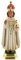 Statue, Prager Jesulein, aus Gips, handbemalt, 20 cm, Arte Barsanti