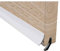 Stormguard Concealed Weather Deflector for Timber Doors – 914mm Hidden Under-Door Draught Excluder Strip, Push-Fit, Protects Against Draughts, Water & Dust, Ideal for Timber Doors 32mm (White)