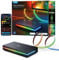 Govee HDMI 2.1 Sync Box Kit 2, AI Sync Box with TV Backlight,Supports 8K@60Hz, 4K@144Hz, VRR and ALLM, Works with Matter, RGBIC LED Strip for 55-65 inch TVs, 75 LEDs/m