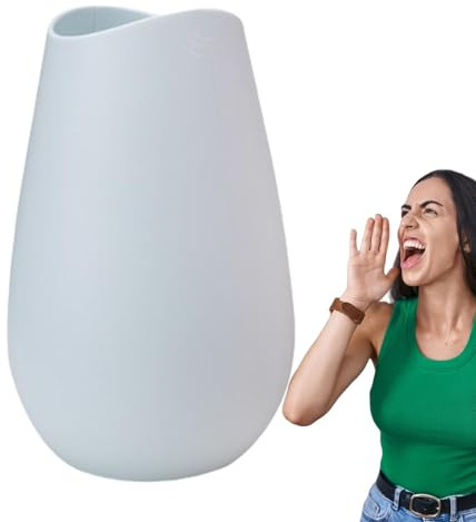 Silenziatore vocale, barattolo portatile insonorizzato per urlo, 18 x 11 x | 11 cm, smorzatore vocale, silenzioso, per riscaldamento vocale e uso esterno