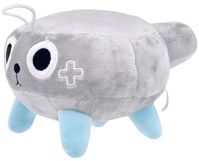 Bble Plush, Soft And Cute Plushies, Dandy's World Plush, Cute Plushies, 22cm*12cm Grey Stuffed Animal Toy, Cookie Run Kingdom Plushes, Ideal For Gifting, Playtime And Cuddling