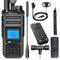 QUANSHENG TK-11(5) VHF/UHF Dual Band 10W Walkie Talkie with Earpiece, 999 Channels Number, NOAA Weather Alerts, Dual Type-C Charging Ports and 2500mAh Battery, Professional Ham Radio