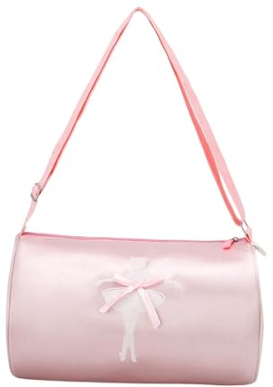 MotiveTech Multifunktionale Ballett Tanztasche mit Schultergurt, Leichte Ballerina Tasche, Tutu Kleidertasche, Große Kapazität, Verstellbare Aufbewahrung, Perfek, Rosa