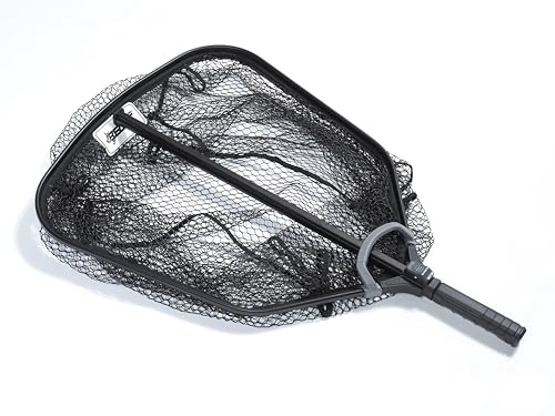 Abu Garcia Beast Gen2 Kescher | Hochleistungs-Kescher für Hecht und Raubfische | Extra Starkes gummibeschichtetes Netz | Verstärkter Griff | Professioneller Kescher für Angler | 70 x 60 cm