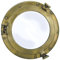 Sea-Club Bullaugenspiegel Bullauge Aluminium in Antik-Messing-Optik Ø=30cm