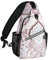 MOSISO Sling Bag Umhängerucksack Brusttasche Sling Rucksack Schultertasche, Polyester Crossbody Bag Umhängetasche Sporttasche Casual Reise Daypack für Damen Herren, Nationaler Stil