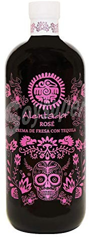 Alentador Licor De Crema De Fresa - 3 botellas x 700 ml - Total: 2100ml