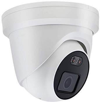 PANOEAGLE 4 MP POE Turret Network Camera DT347G1-U, 2688 × 1520 @30fps，Full time Color，Fixed 4mm Lens，Built-in MIC，Micro SD Card Slot,H.265+,IP67 Waterproof
