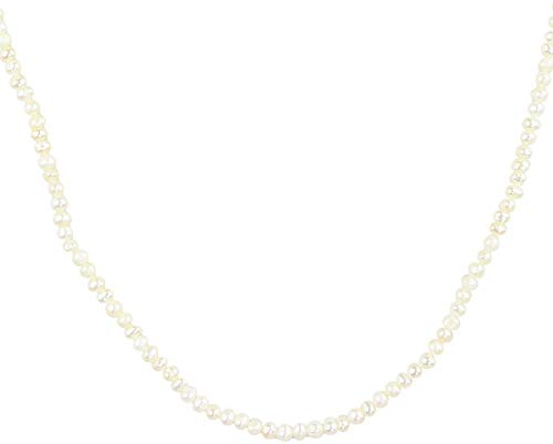DUR Perlenkette | Süßwasserperle 2,5-3 mm | Verschluss 925 Silber | K2130 | 60 cm