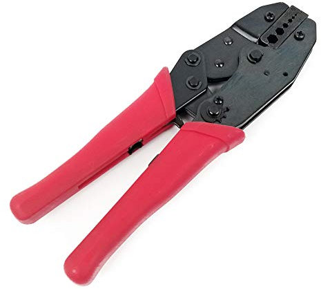 Silex - Tenaza Crimpadora Alicate | Para Crimpar Conectores Coaxiales de Casquillo | Para Cables RG58, RG59, RG62, RG174