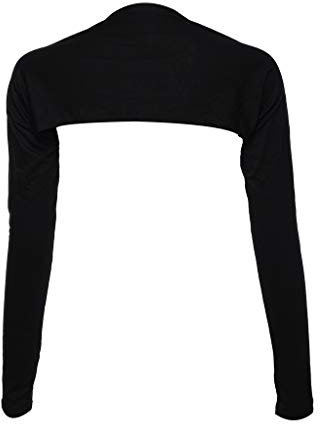niumanery Womens Muslim One Piece Long Shoulder Sleeves Shawl Arm Cover Shrug Crop Top Modal Bolero-Style Islamic Hijab Accessories 7#