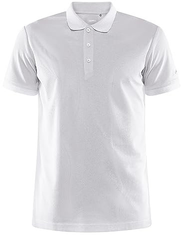 Craft Herren Core Unify Poloshirt Polohemd, weiß, XL