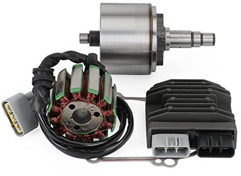 Artudatech Generator Ladespule Schwungrad Set für Yamaha R1/R1S Stator Flywheel Rotor Rectifier Gasket für Yamaha FZ1 FZ8 04-15 2SH-81450-00 Stator Schwungradrotorgleichrichter Dichtung