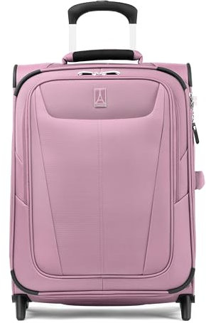 Travelpro Maxlite 5 Softside erweiterbares aufrechtes Handgepäck mit 2 Rädern, Leichter Koffer, Herren und Damen, Orchideenrosa-Lila, Handgepäck,56x41x20 cm