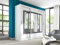 Vente-unique-Armario 3 Puertas correderas - con Espejo - 250 cm - Color: Blanco - AUTLAN