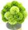 Blooming Paradise Künstliche Kunstblumen, Seide, Chrysanthemen, Kugel, Hortensien, Arrangements, Hochzeitssträuße, Dekoration, Zuhause, Küche, Garten, Party, Tisch, Blumenaufsätze, DIY (Dunkelgrün und