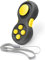 HAOSHICS Fidget Pad Portable Fidget Controller Classic Retro Game Controller Fidget Toy Handheld Toy Controller with 8 Fidget Functions Controller Game Pad for Teens Relieve Stress Anxiety (Yellow)