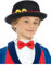 Smiffys Kit Kleine viktorianische Nanny, mit schwarzem Bowler und roter Fliege