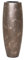 VIVANNO Pflanzkübel Fiberglas Magnum Quarzgrau 80x23 cm, Elegante Bodenvase für Innen & Außen