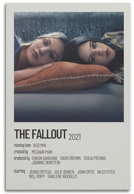 OZTERN The Fallout Musikalbum, klassisches Filmposter Wandkunst, Poster, Wandcollage-Set, Leinwand, Vintage-Film, Leinwand-Poster, Wandkunst, Dekordrucke, Poster, moderne Leinwandkunst, Bilder für