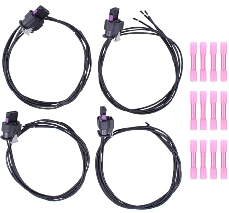 Einparkhilfe Adapter Parksensor Stecker Parkhilfe Kabelbaum PDC Sensor Kabel für Passat B8 B7 B6 3C Transporter T5 T6 Multi-Van T5 Scirocco Polo 6R Shar-an Ti-guan Toua-reg Tour-an Je-TTA Phaeton Up