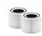 wkstore Set di 2 Filtri di ricambio per purificatore d'aria LEVOIT Core 300, Core 300S, Core 300-RF, filtro HEPA 3 in 1, filtri a carbone attivo