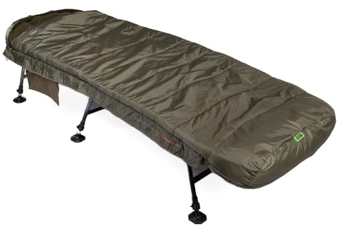 Tandem Baits Sac De Couchage Adulte avec Oreiller avec Sac De Compression Transport Chaud Compact Outdoor Camping Voyages Pêche Enforcer 4 Season Plus