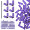 100 Pcs Sanding Bands for Nail Drill 240 Grit 3.0mm Mandrel Sanding Bands for Natural Nails Polishing and Shaping Manicures Pedicures (Pupple)