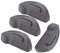 MOLERRI 4PCS Staubsauger Laserlichter, Verdeckte Haustierhaare, Katzenhundfell, Staubanzeige LED Lampe Batterie Universal Staubsauger Ersatzteile Zubehör