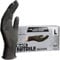 PROMART Disposable Nitrile Gloves Black, Chemical Resistant, Powder-Free, Latex-Free, Non-Sterile, Food Safe, Black,100-Count (100, LARGE)